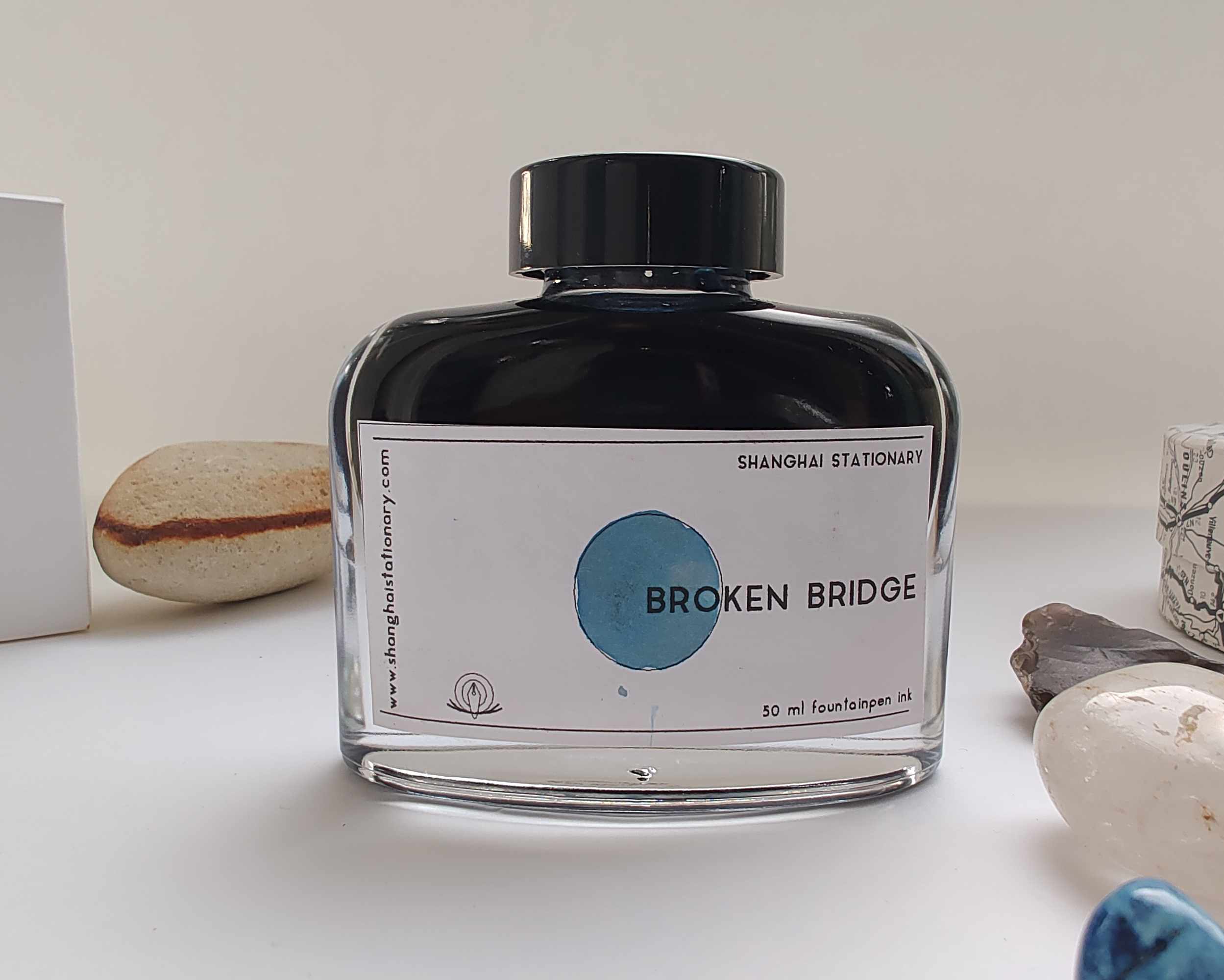 Shanghai Stationary Fountain Pen Ink - Broken Bridge - 50ml Bottle