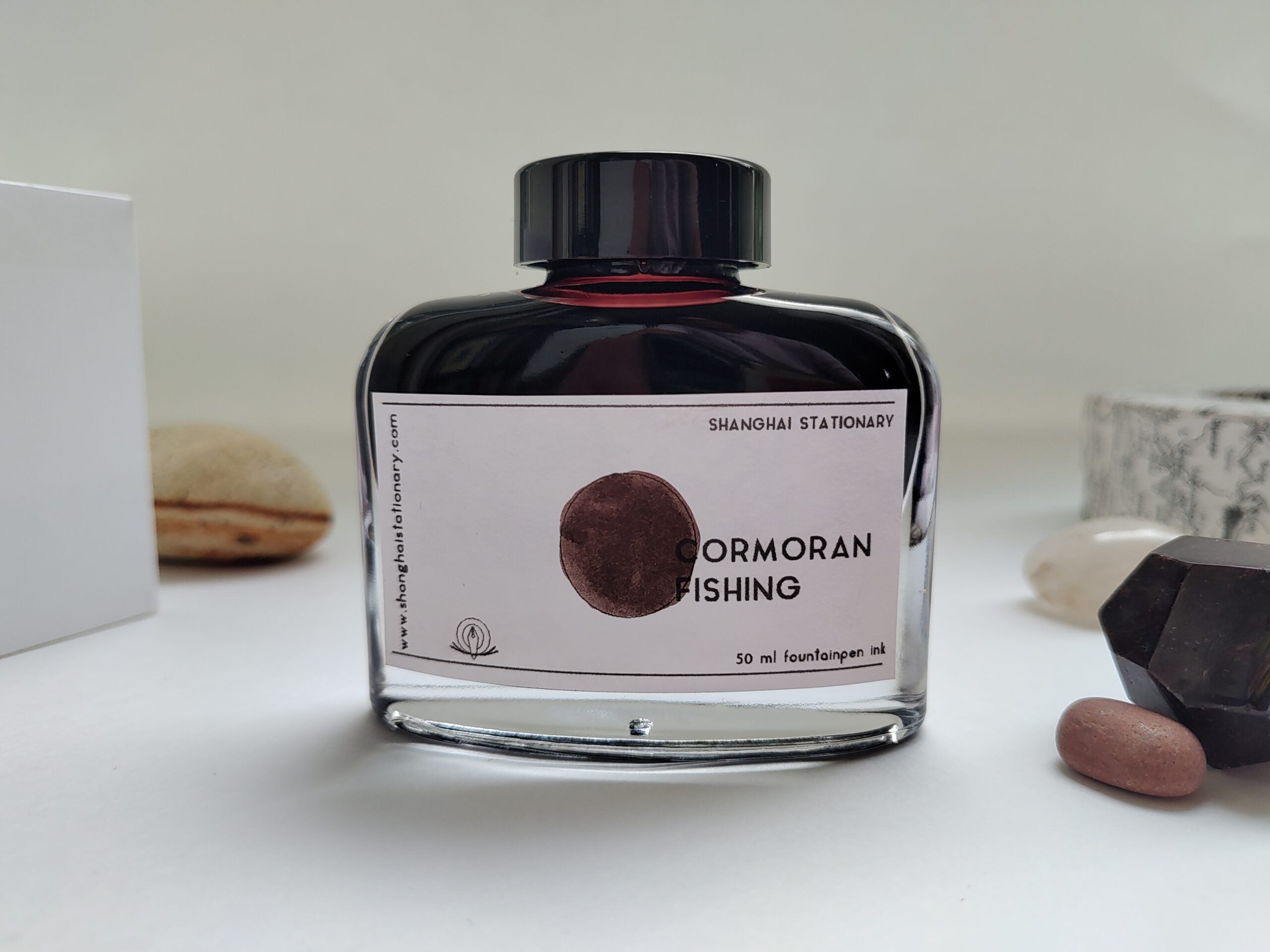 Shanghai Stationary Fountain Pen Ink - Cormoran Fishing - 50ml Bottle