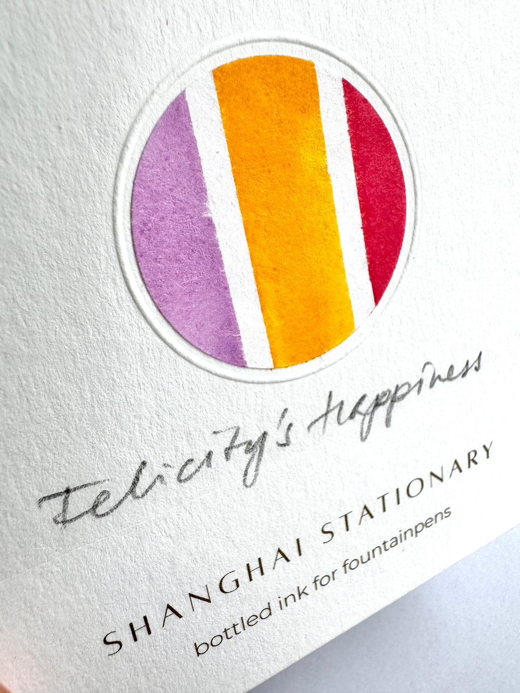 Shanghai Stationary Fountain Pen Inks - Felicity's Happiness - Set of 3 inks