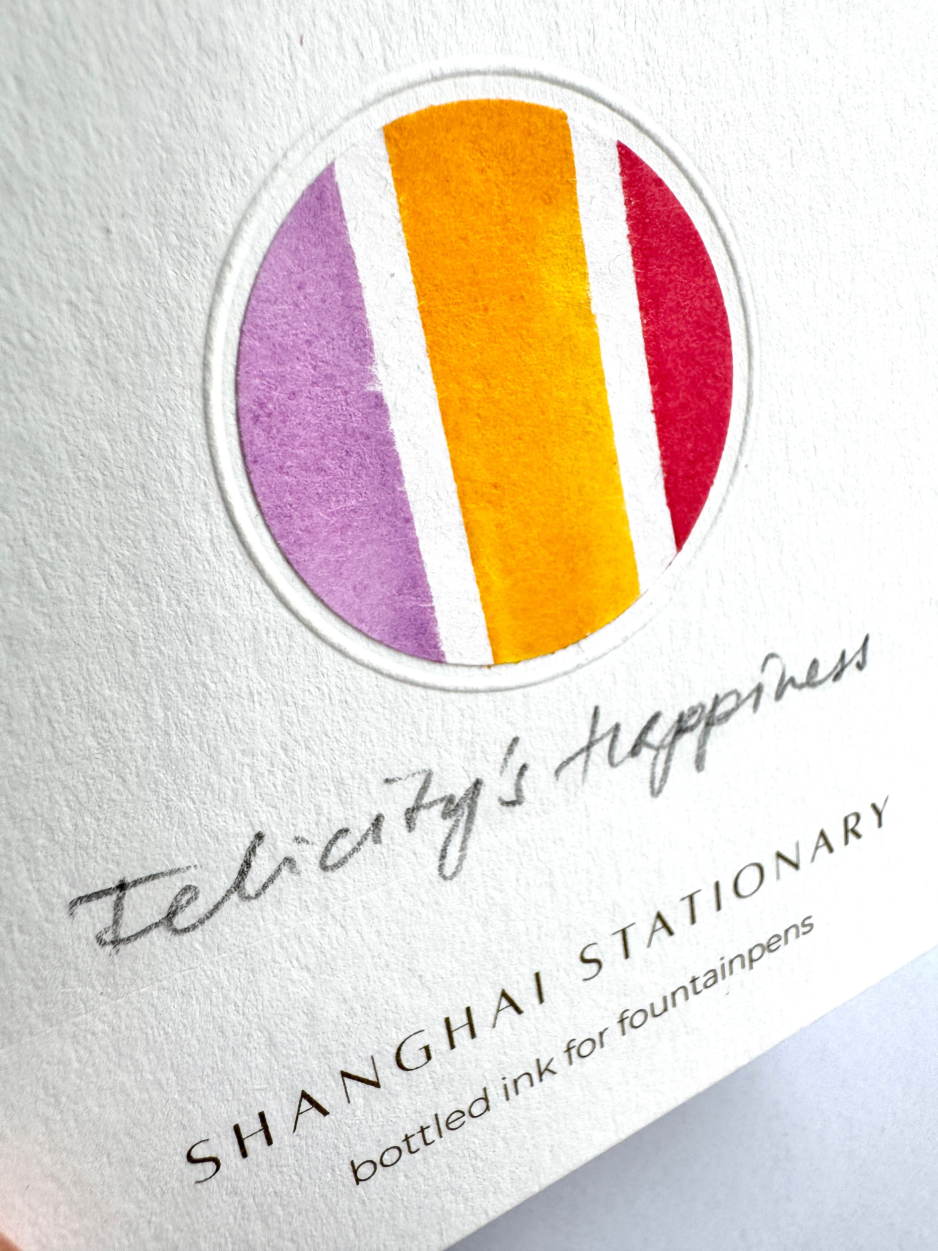 Shanghai Stationary Fountain Pen Inks - Felicity's Happiness - Set of 3 inks