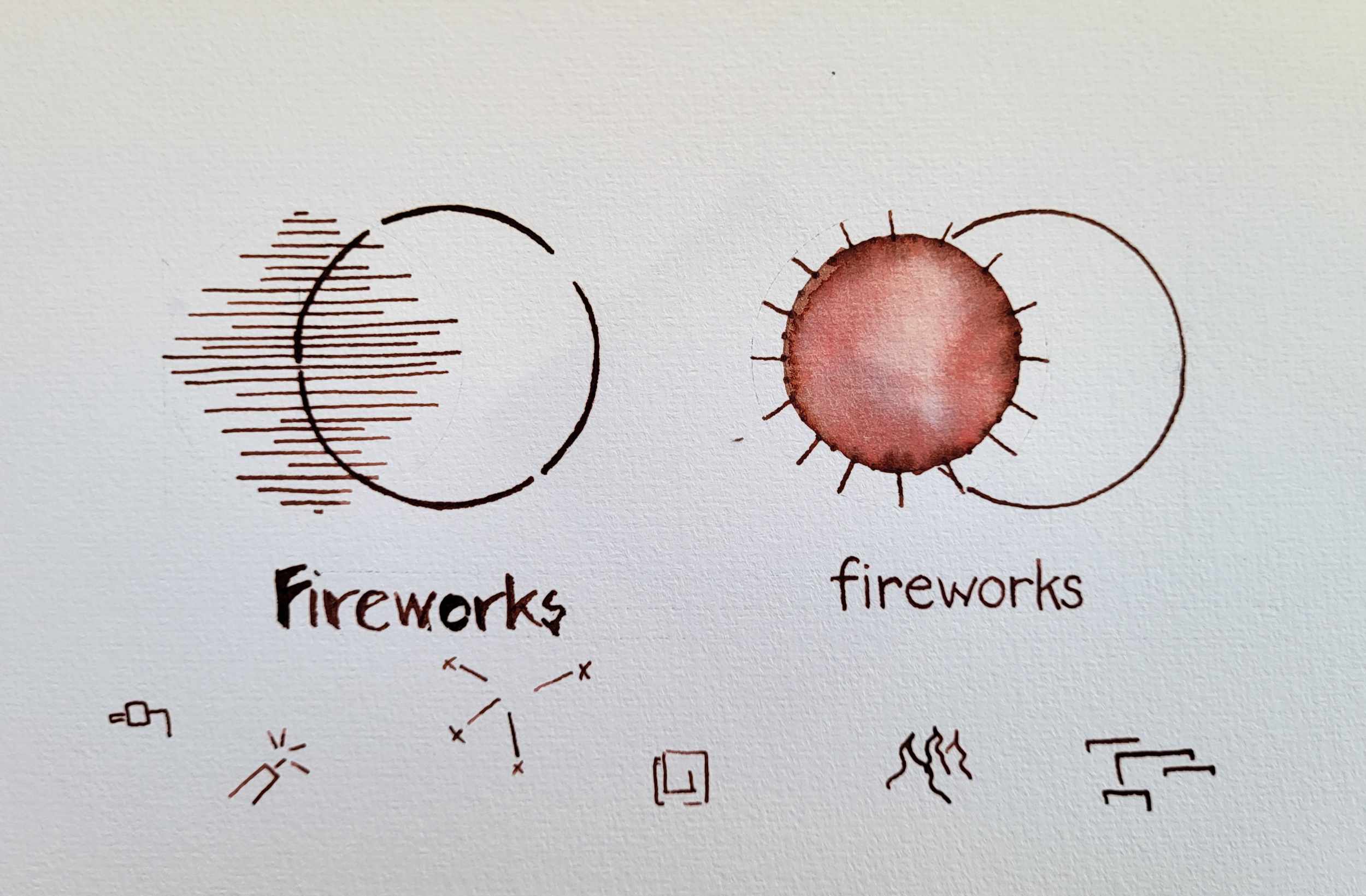 Bottled fountain pen inks by Shanghai Stationary, this beautiful box set Fire includes 3 x 10ml inks - The Emperor, Fireworks and Luhui