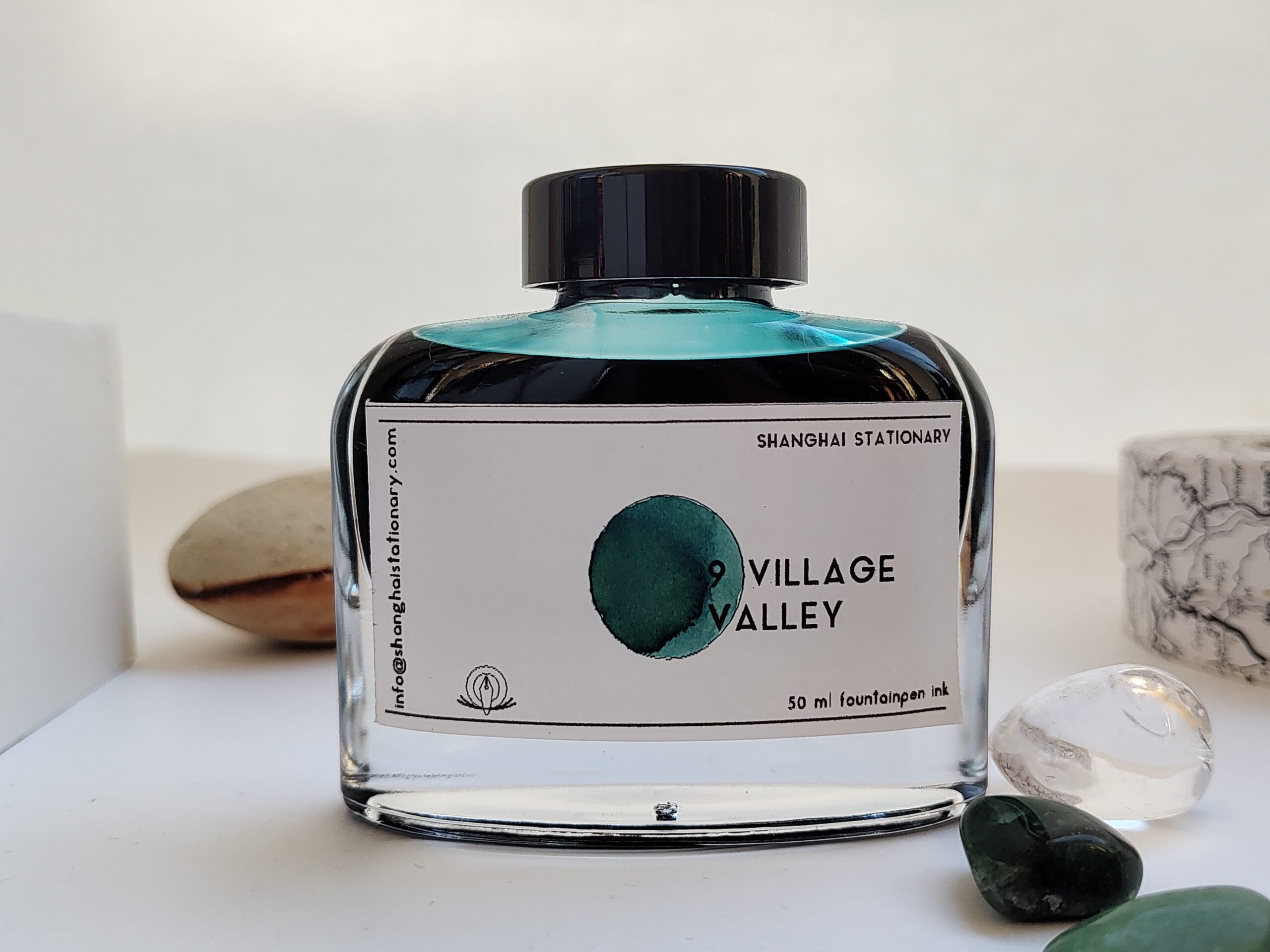 Shanghai Stationary Fountain Pen Ink - Nine Village Valley - 50ml Bottle