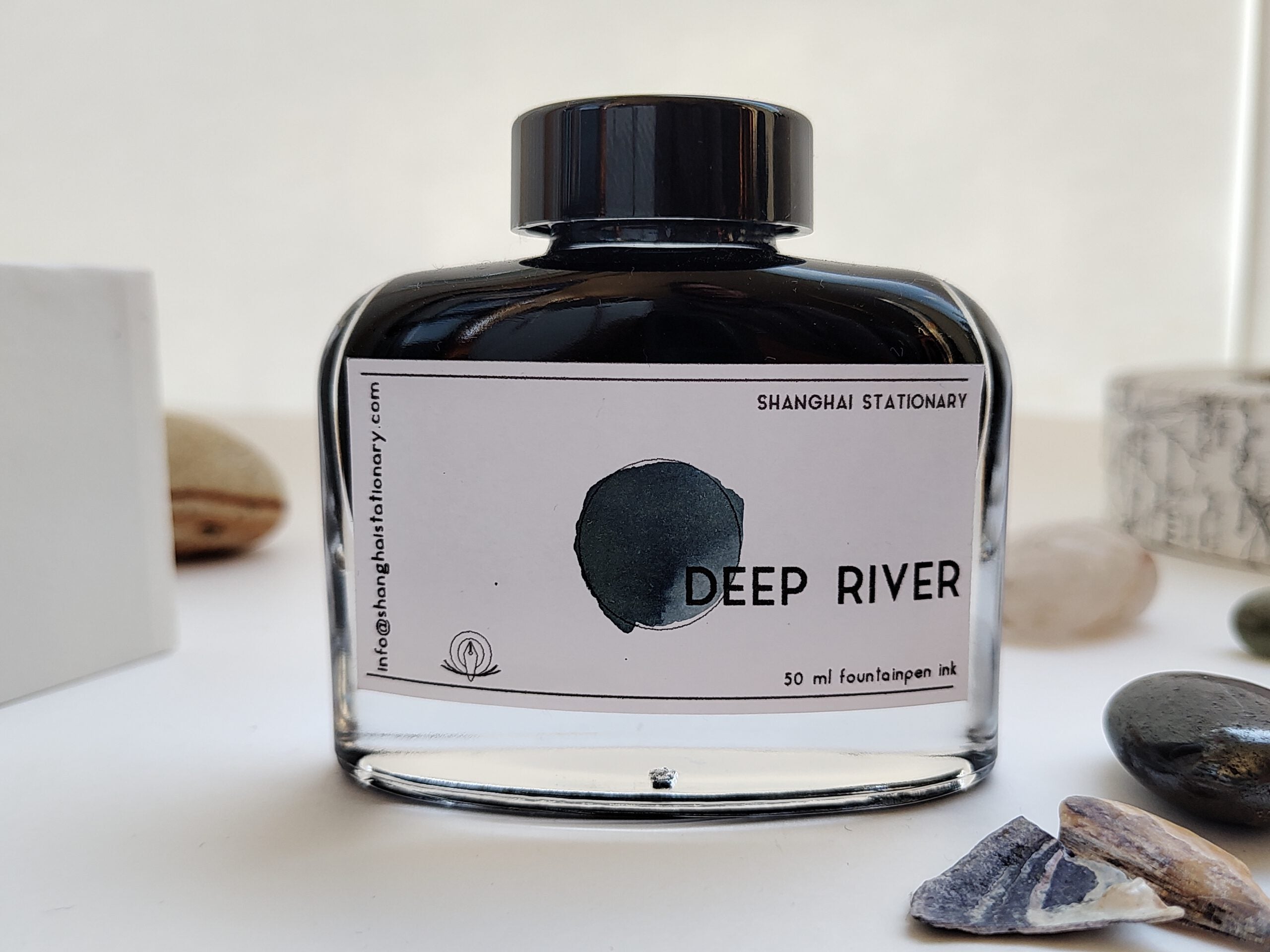 Shanghai Stationary Fountain Pen Ink - Deep River - 50ml Bottle