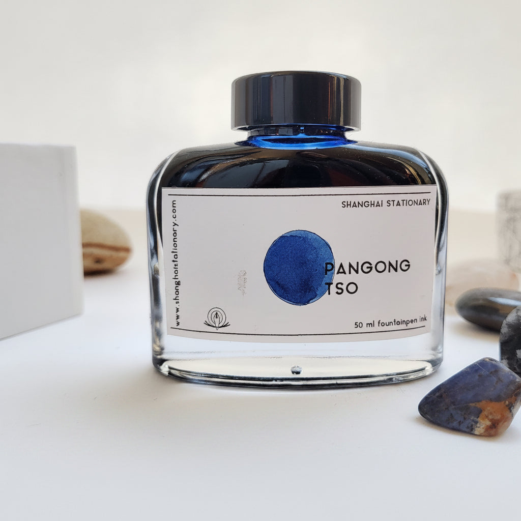 Shanghai Stationary Fountain Pen Ink - Pangong Tso - 50ml Bottle