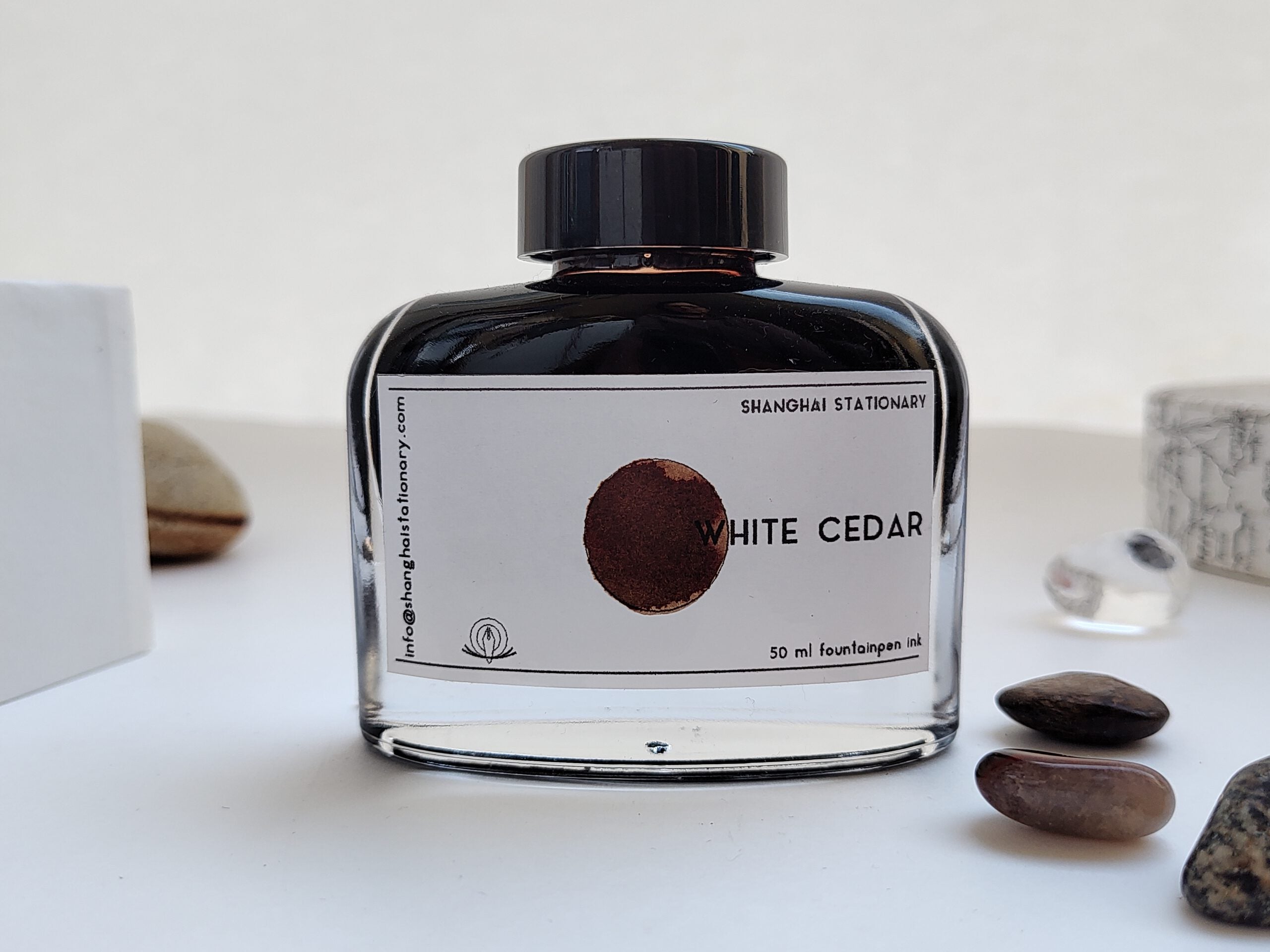 Shanghai Stationary Fountain Pen Ink - White Cedar - 50ml Bottle