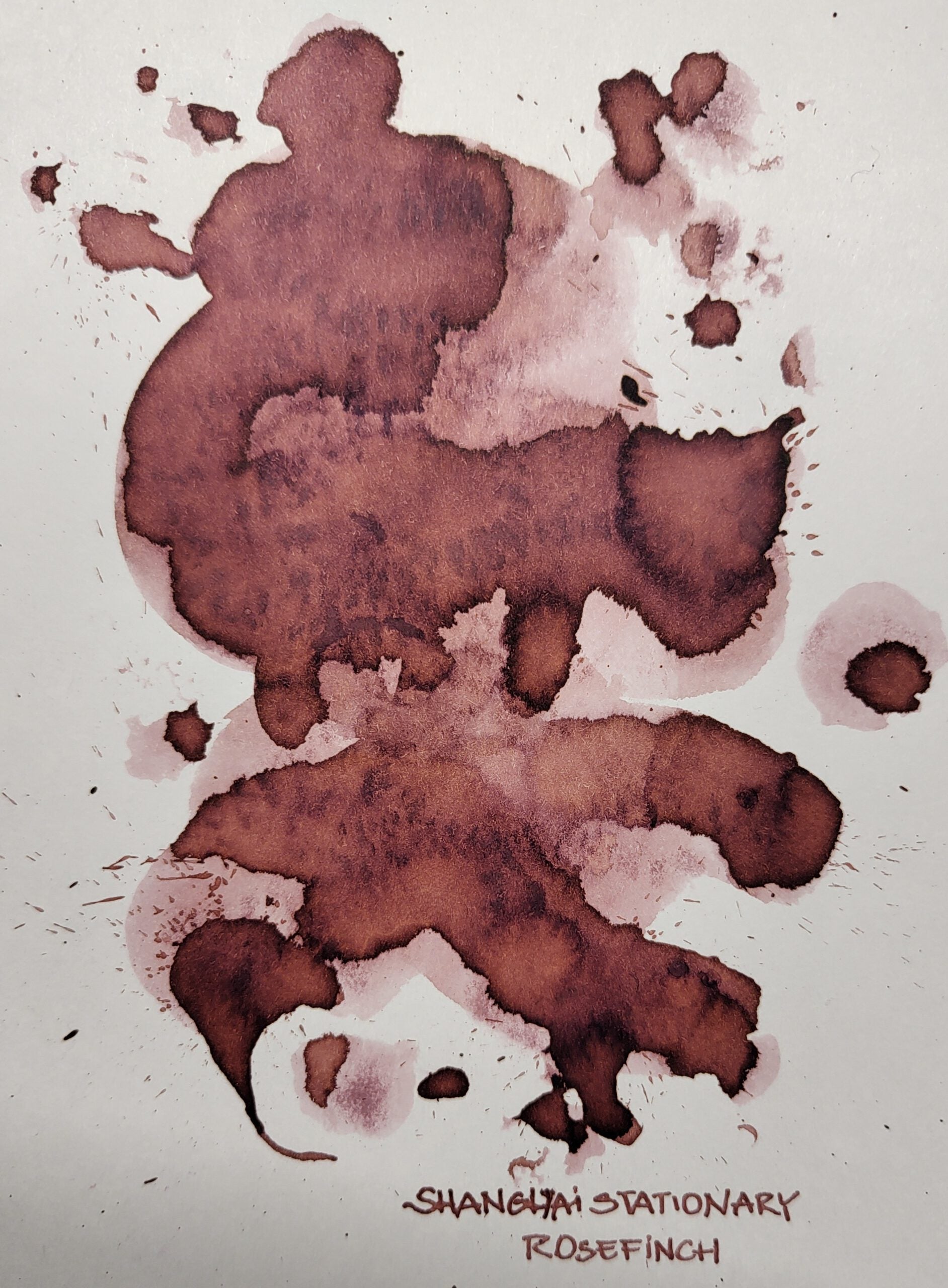 Shanghai Stationary Fountain Pen Ink - Rosefinch - 50ml Bottle