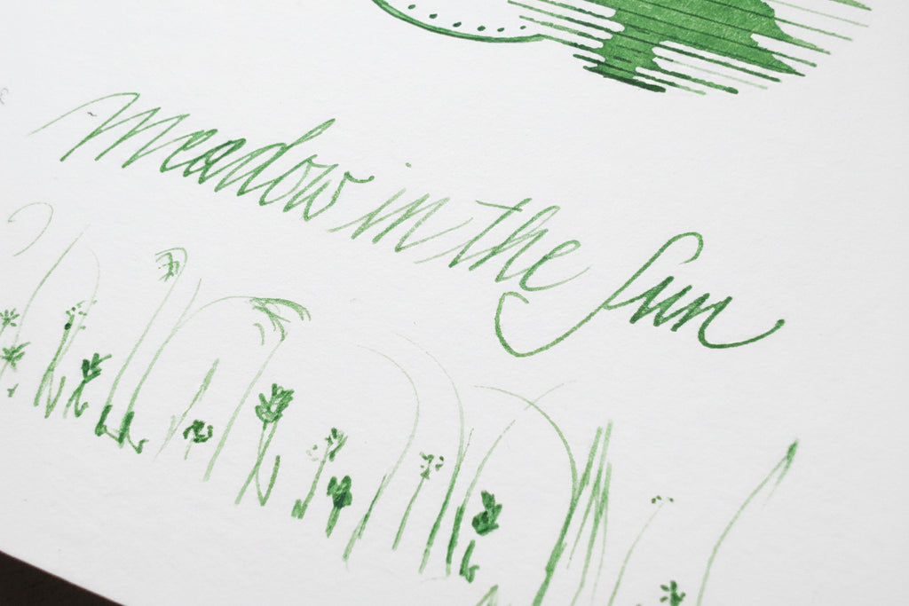 Shanghai Stationary Fountain Pen Ink - Meadow in the Sun - 50ml Bottle