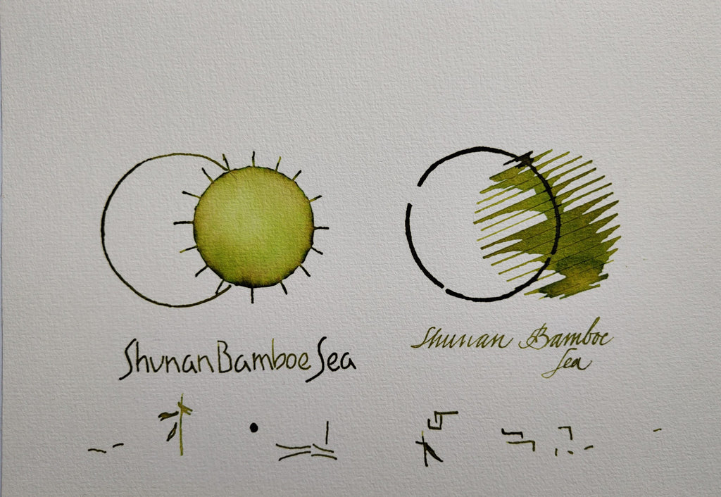 Shanghai Stationary Fountain Pen Ink - Shunan Bamboe Sea - 50ml Bottle