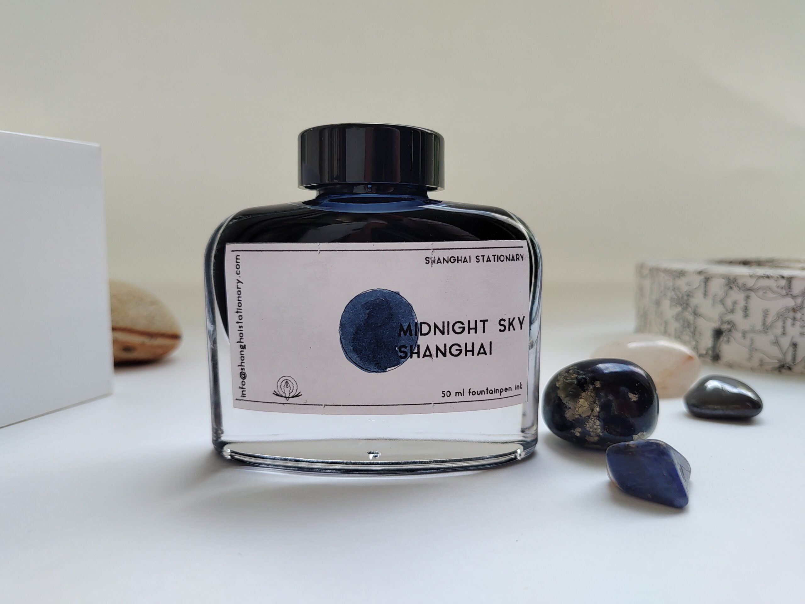 Shanghai Stationary Fountain Pen Ink - Midnight Sky Shanghai - 50ml Bottle