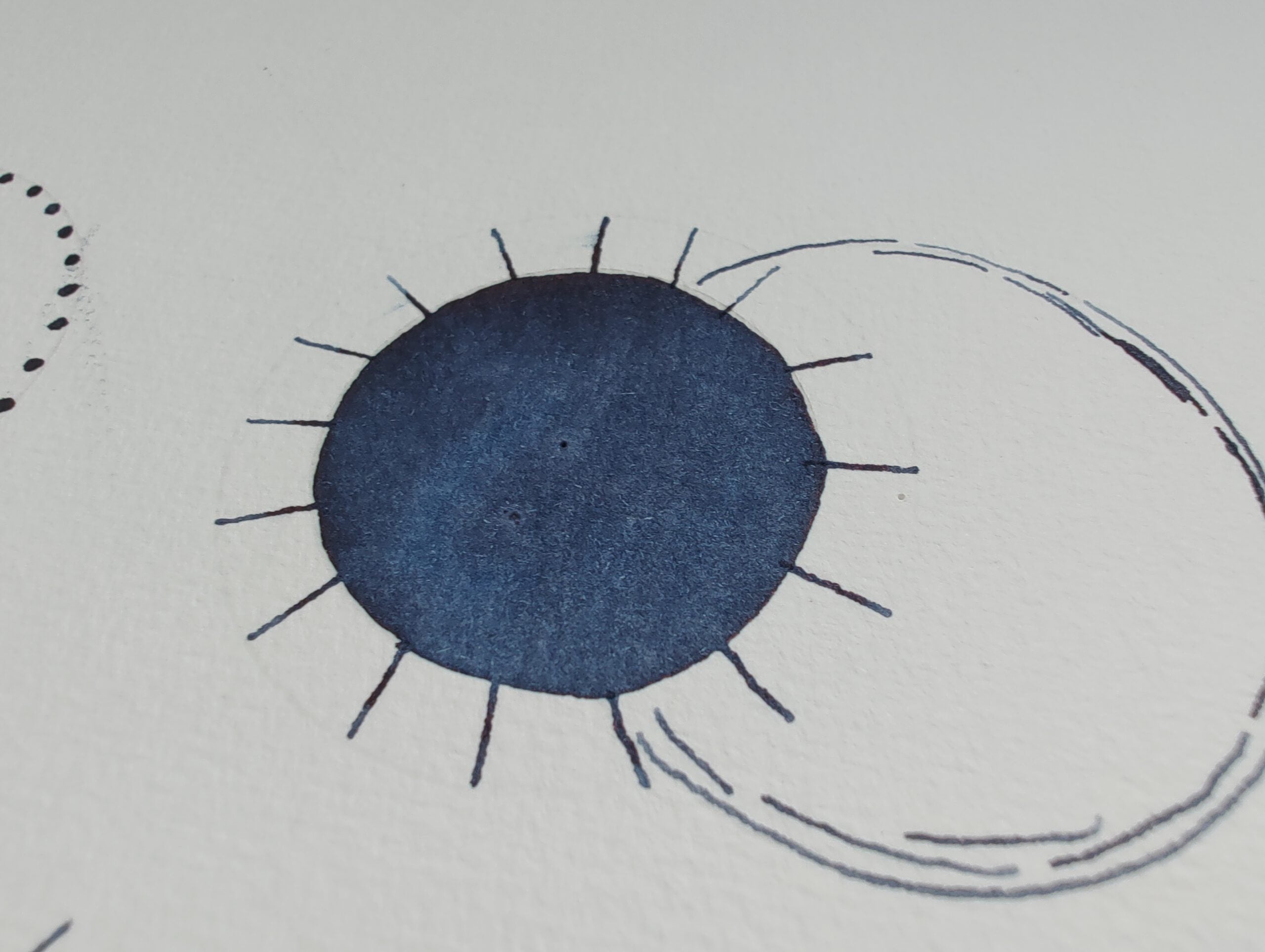 Shanghai Stationary Fountain Pen Ink - Midnight Sky Shanghai - 50ml Bottle