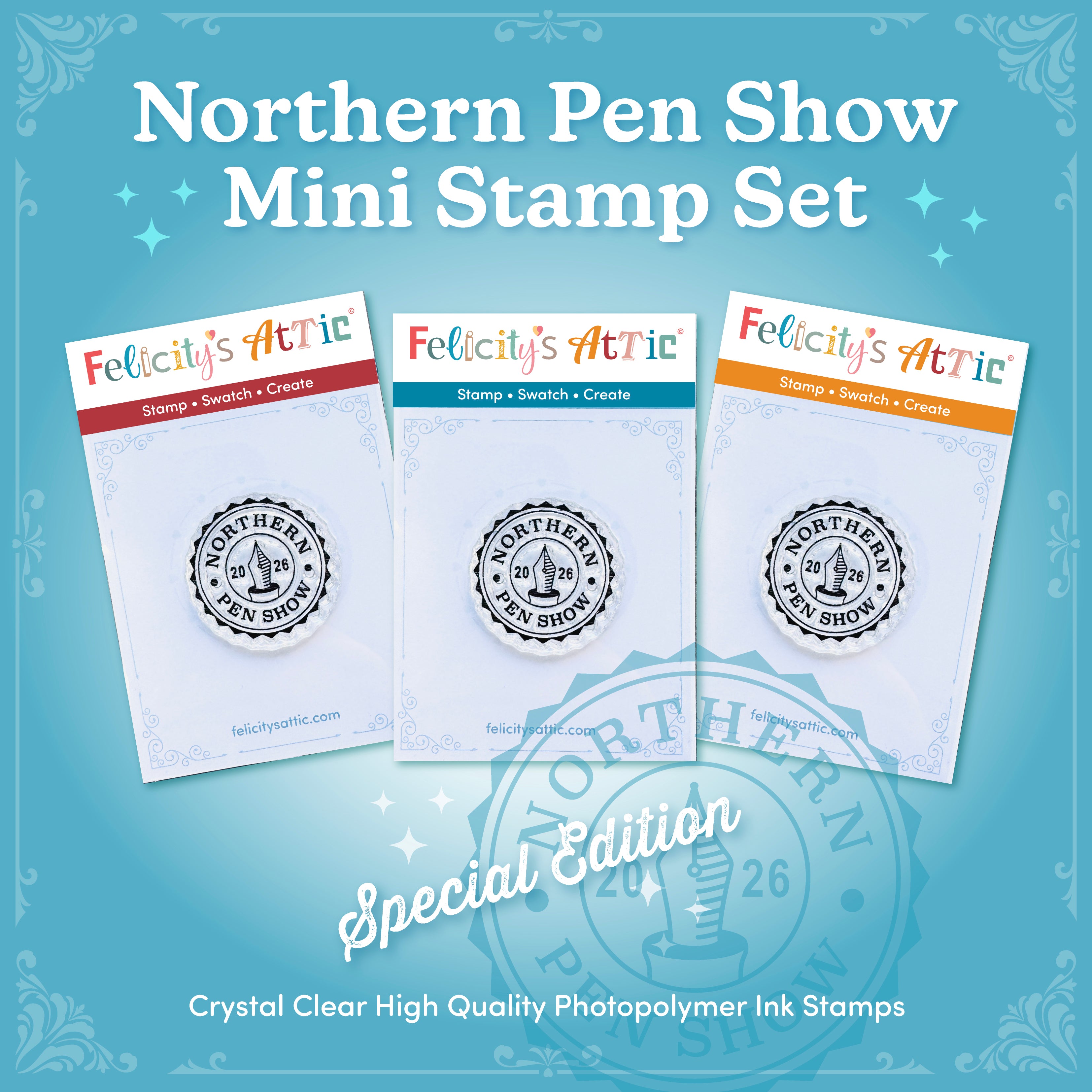 Mini Ink Stamp - Northern Pen Show 2026 Clear Ink Stamp Limited Edition