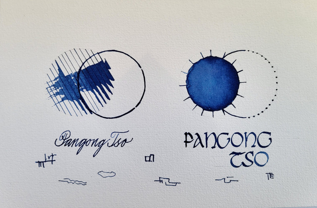 Shanghai Stationary Fountain Pen Ink - Pangong Tso - 50ml Bottle