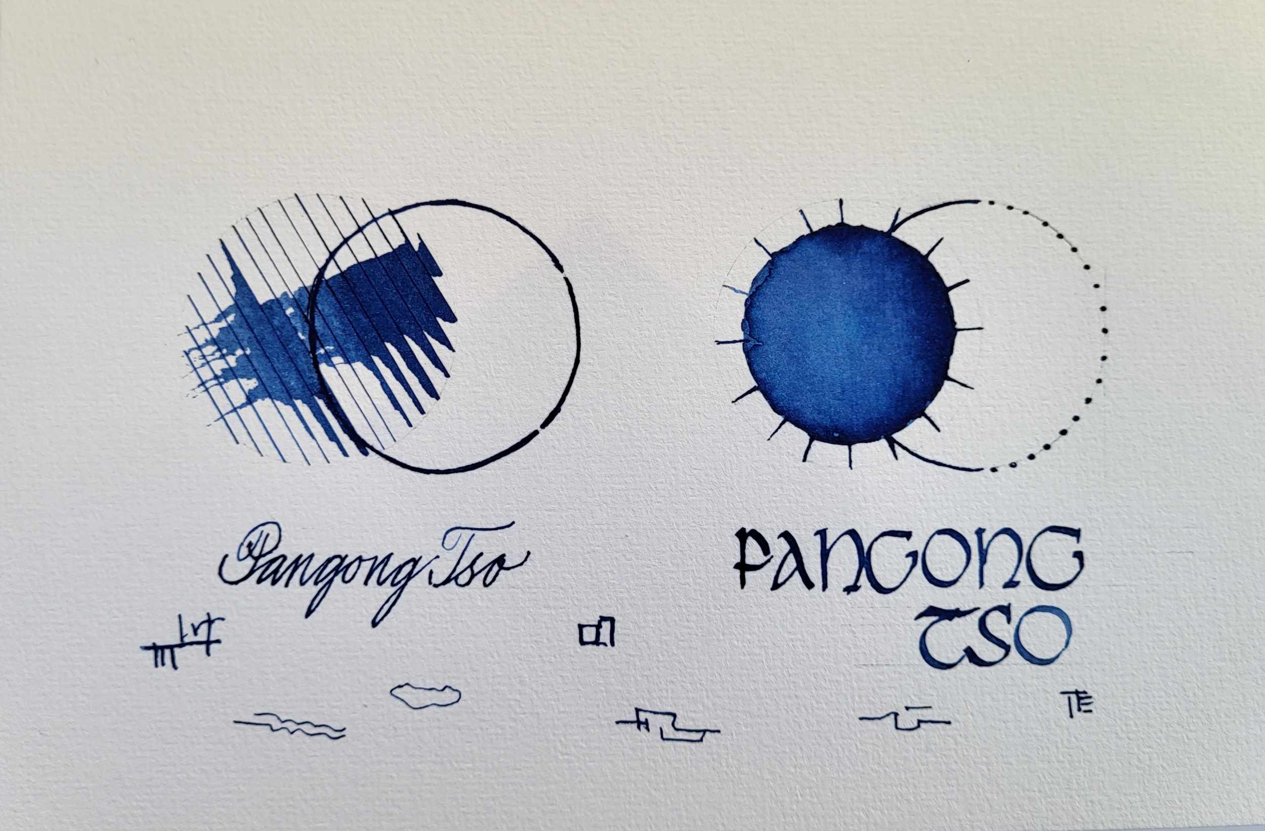 Shanghai Stationary Fountain Pen Ink - Water - Set of 3 inks