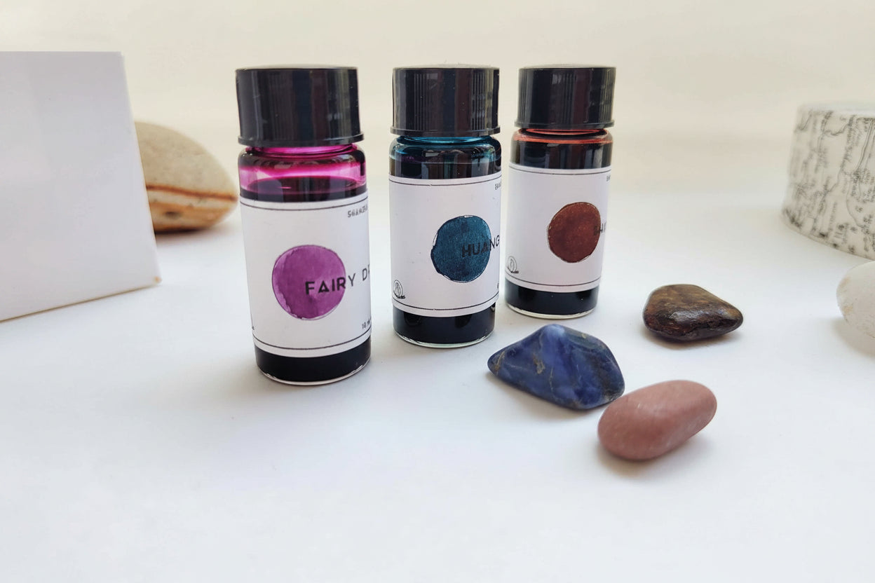 Shanghai Stationary Fountain Pen Ink - Pudong - Set of 3 inks