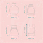 Clear Ink Bottle Shaped Stamps for fountain pen ink swatching & creative journaling - Set A My Store