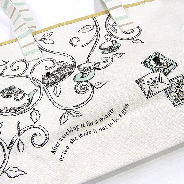 Shinzi Katoh Collection - Alice in Wonderland - Canvas Tote Bag