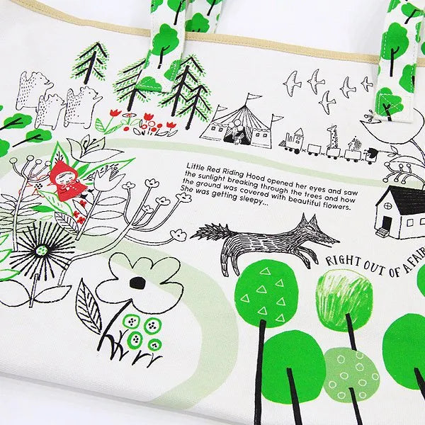 Shinzi Katoh Collection - Little Red Riding Hood - Canvas Tote Bag