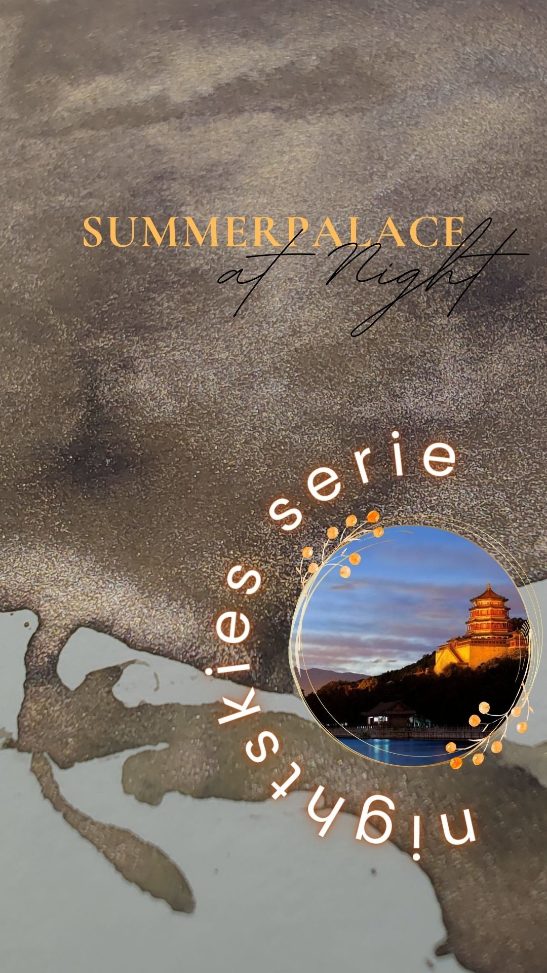 Shanghai Stationary Fountain Pen Ink - Summer Palace at Night - 30ml Bottle