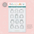 Mini Ink Bottle Stamp Set 3 - Felicity's Attic