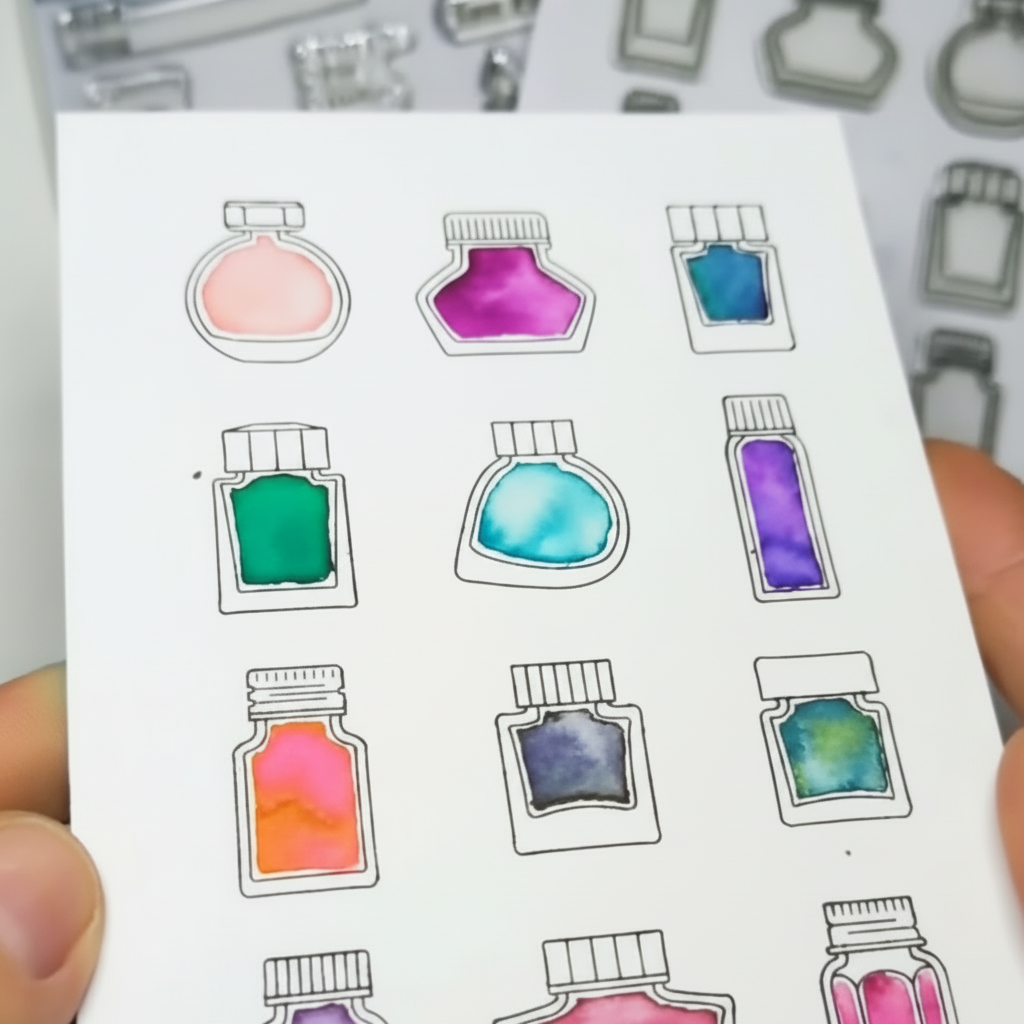 Clear Ink Swatching Stamps by Felicity’s Attic - Set 1