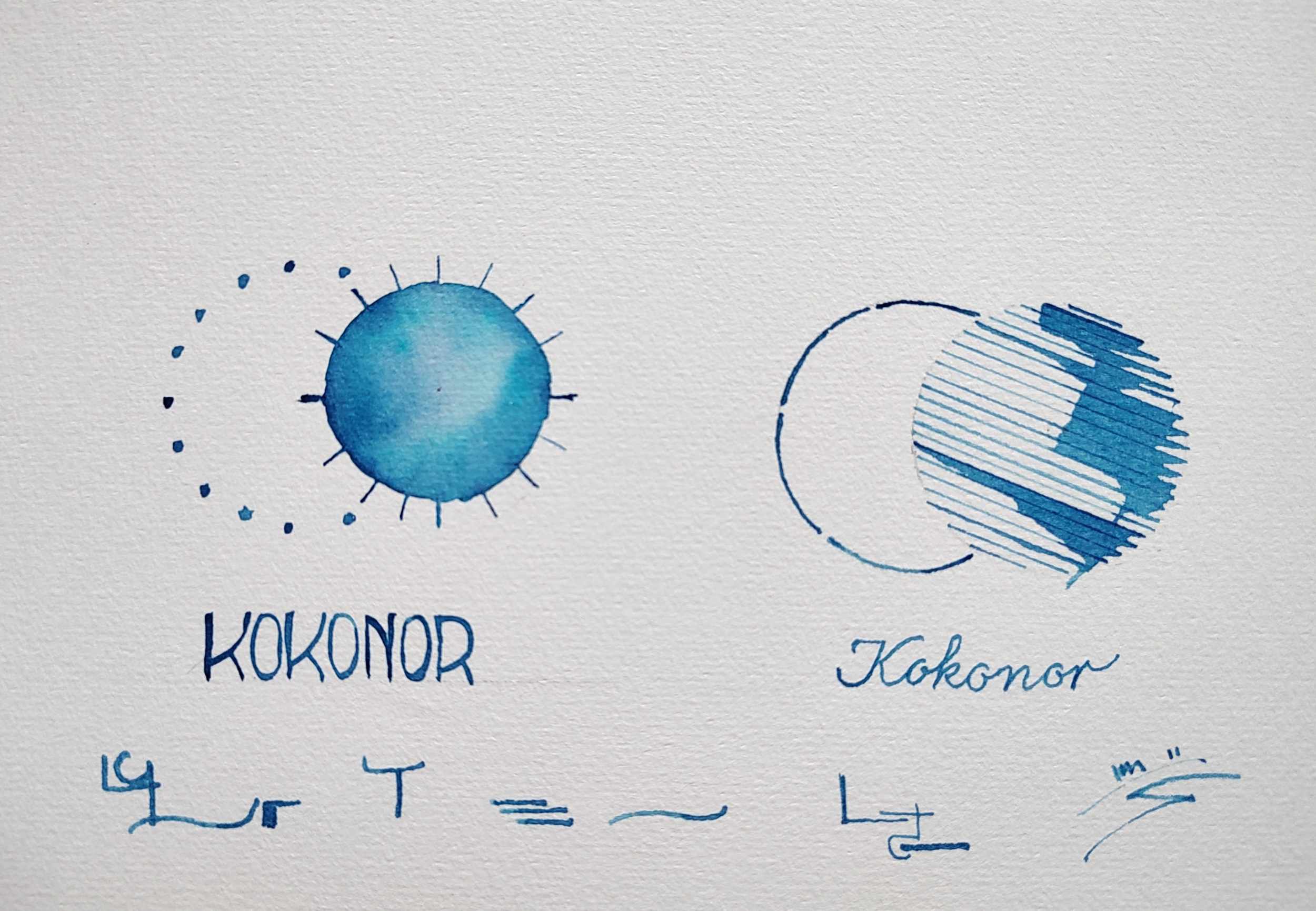 Shanghai Stationary Fountain Pen Ink - Kokonor - 50ml Bottle