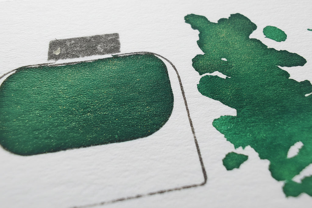 Shanghai Stationary Fountain Pen Ink - Feathers of Fei Cui - 30ml Bottle