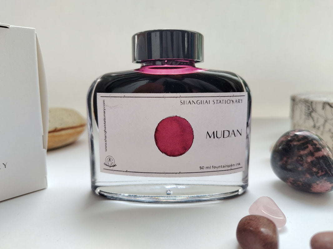 Shanghai Stationary Fountain Pen Ink - Mudan - 50ml Bottle