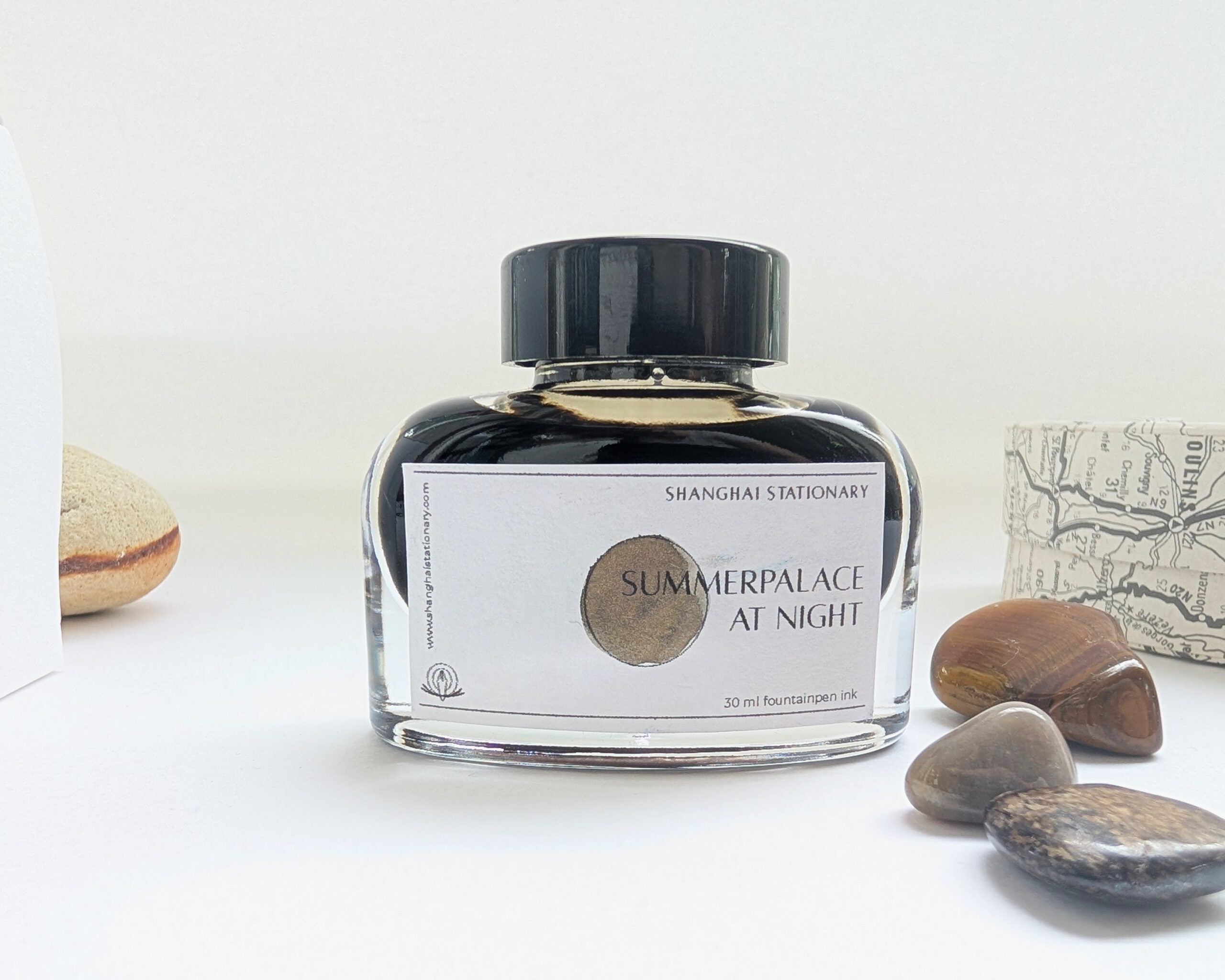 Shanghai Stationary Fountain Pen Ink - Summer Palace at Night - 30ml Bottle