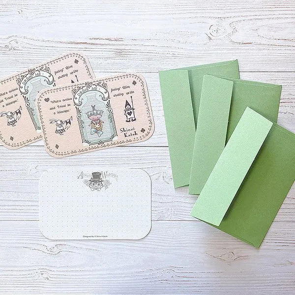 Shinzi Katoh Collection - Alice in Wonderland Message Cards - Drink Me!